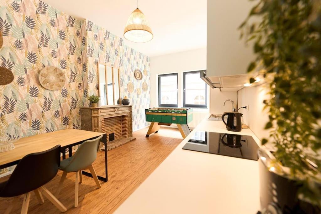 Ferienwohnung Hippie Chic ! Mons  Exterior foto