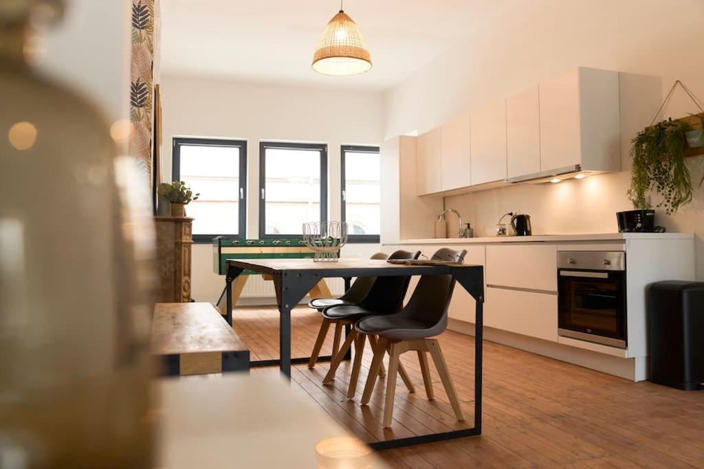 Ferienwohnung Hippie Chic ! Mons  Exterior foto